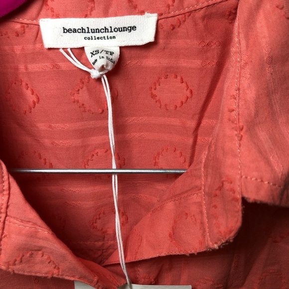 Beachlunchlounge sleeveless button front blouse size XS - Picture 4 of 8